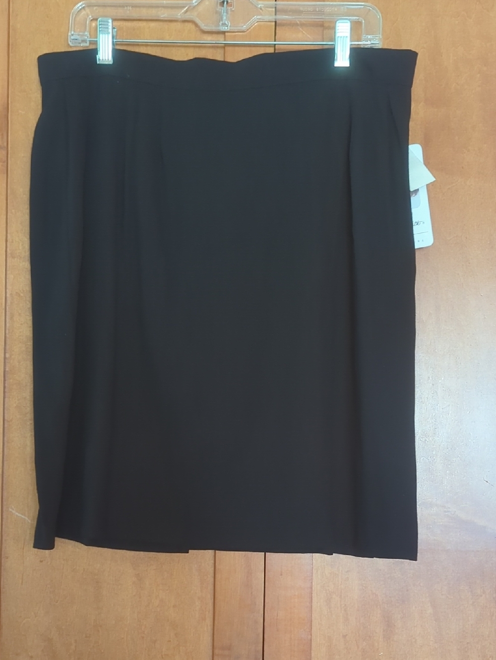 New Jaclyn Smith Black Pencil Skirt 18